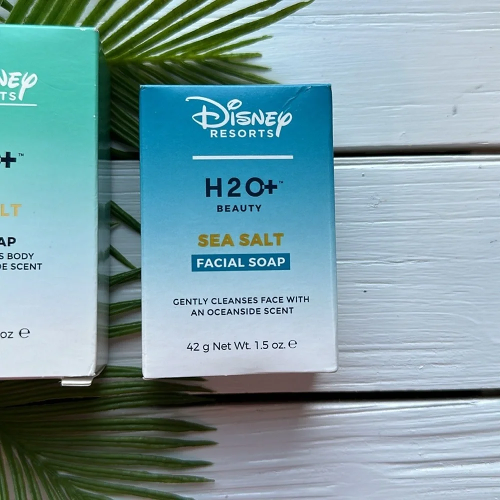 NIB Disney Resorts H20 Sea Salt Bath and Facial Soap Bundle 3